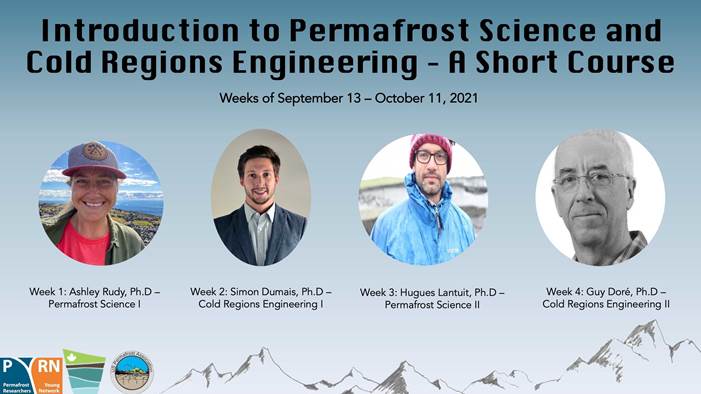 366 Introduction to Permafrost Science and Cold Regions Engineering A Short Course Flyer