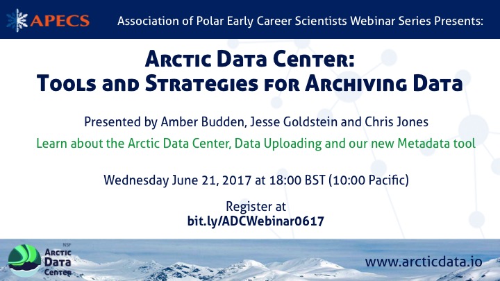 Arctic Data Center ARCUS Webinar0617