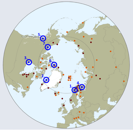 Arctic Snapshots Map 2015