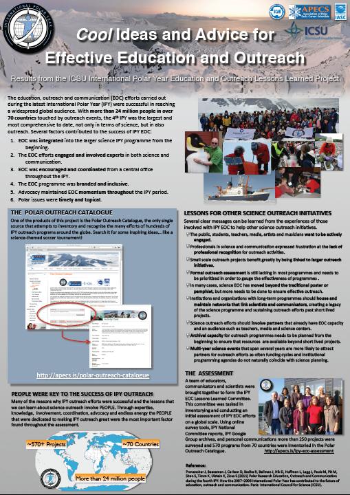 IPY Outreach Assessment Poster cover shot