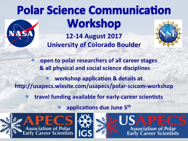 USAPECS scicomm workshop flyer