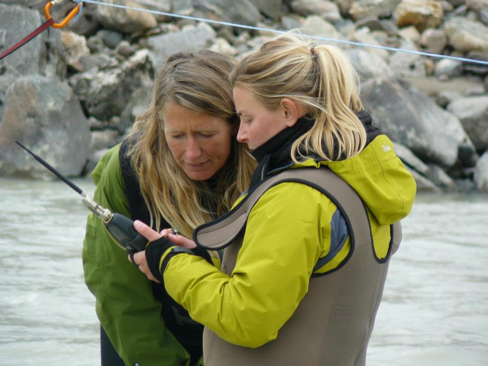 Copy of River field work at Zackenberg Greenland Morten Rasch
